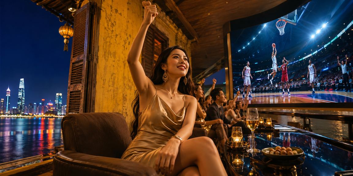 Người dùng tại Hội An xem kết quả cược và jackpot trên smartphone buổi tối